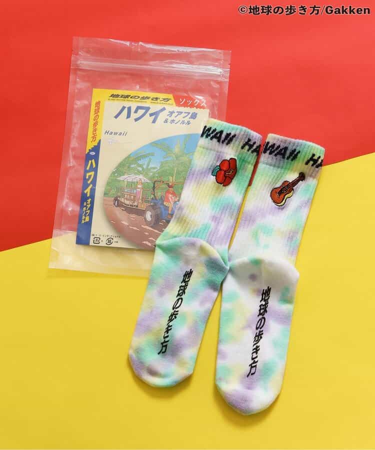 【地球の歩き方コラボ】あこがれ3都市ソックス