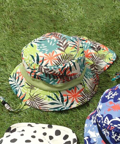 ☆SALE☆【UVカット】総柄アウトドアハット（J368904）|BREEZE