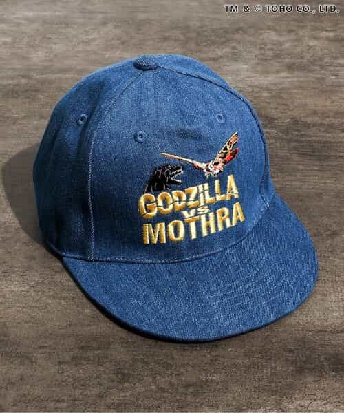 WEB限定 ゴジラワッペン刺繍キャップ