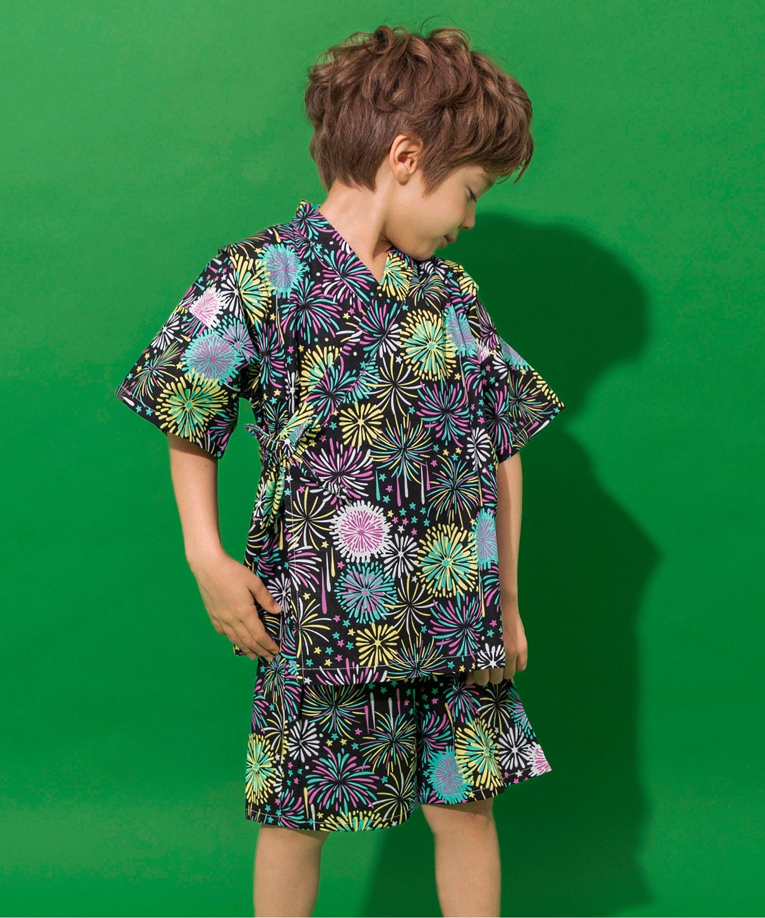 BREEZE 甚平 130cm 昆虫プリント BREEZE（ブリーズ） キッズ 甚平・浴衣 |子供服・ベビー服 通販のF.O.
