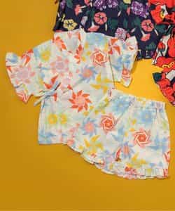 【すっぽり着られる】GIRLS甚平