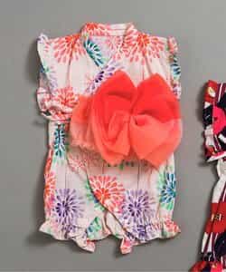 ★SALE★Girls甚平ロンパス