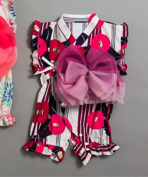 ★SALE★Girls甚平ロンパス