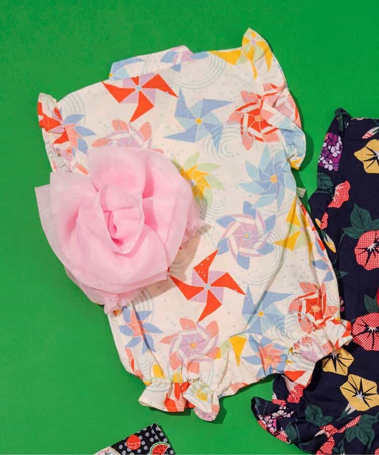 【予約】GIRLS甚平ロンパス