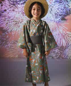 ★SALE★DODコラボ めちゃもえ花火柄すっぽり着られる浴衣(コドモ)