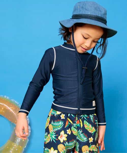 ★SALE★前開き長袖ラッシュガード