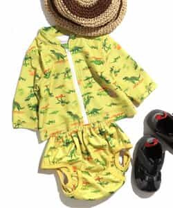 ★SALE★BOYSベビーラッシュガード＆水遊びパンツセット_UVカット