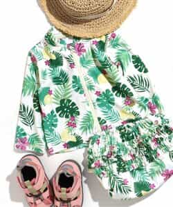 ★SALE★GIRLSベビーラッシュガード&水遊びパンツセット_UVカット