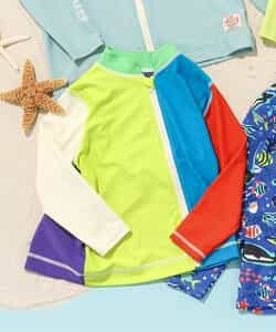 わくわく前開きラッシュガード