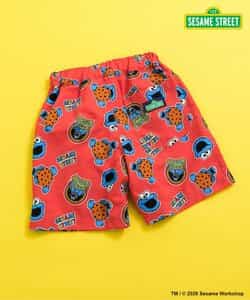 【UVカット】SESAME STREET わくわくビーチショーツ_水着