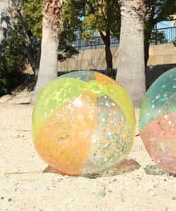 ★SALE★クリアビーチボール（ラメ）