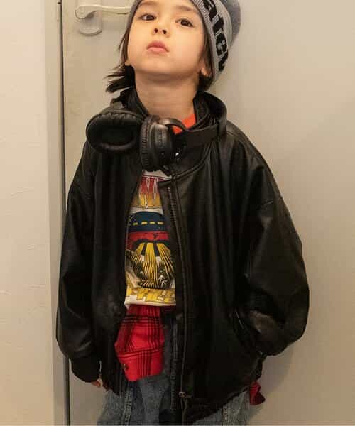 B NEW JACK エコレザーブルゾン