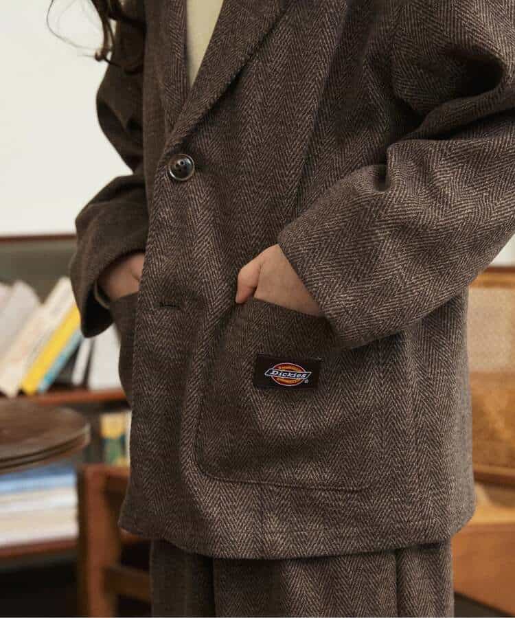 WEB限定【Dickies】カットテーラードJK(セットアップ可)_1009981
