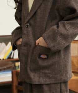 WEB限定【Dickies】カットテーラードJK(セットアップ可)_1009981