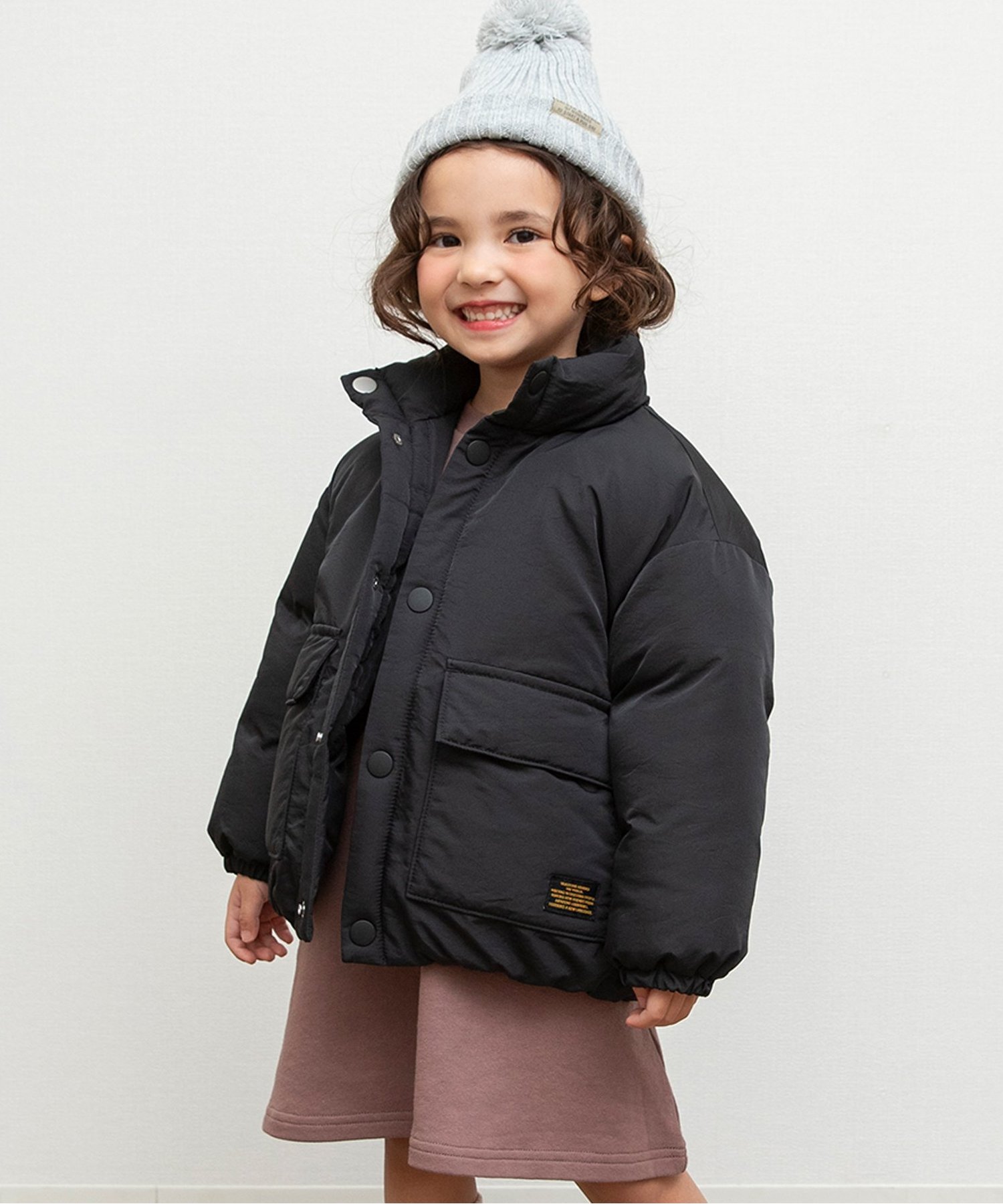 スタンドカラー中綿ジャケット_マシンウォッシャブル（J402915