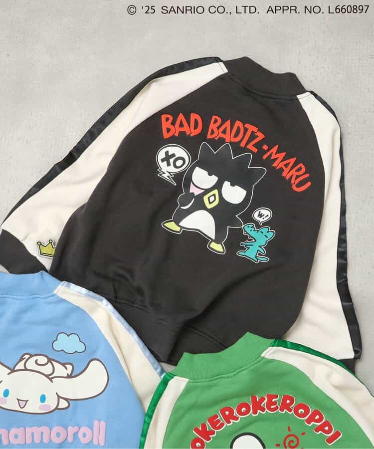 【リンク】サンリオキャラクターズ/WEB限定 スカジャン風カットソーカーデ