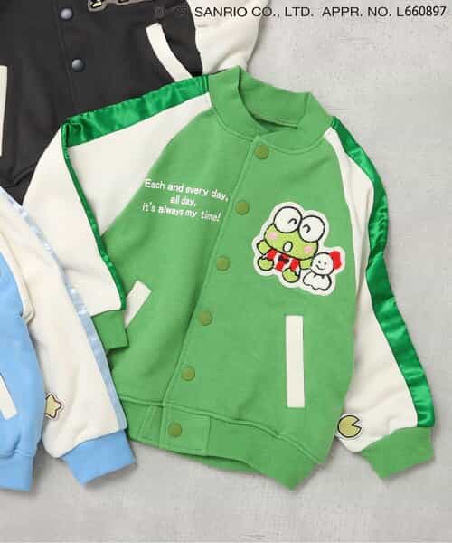 【リンク】サンリオキャラクターズ/WEB限定 スカジャン風カットソーカーデ