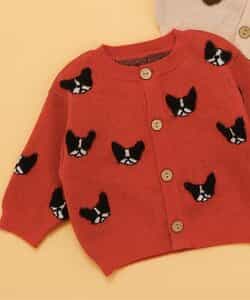 ★SALE★Bpop どうぶつジャガードカーデ