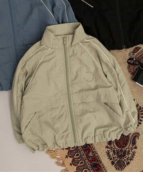 パイピングウィンドブレーカー(セットアップ可)_撥水加工