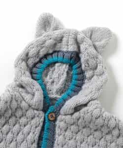 FUN!FAN!ANIMAL ぽこぽこニットケープ（J405015）|BREEZE