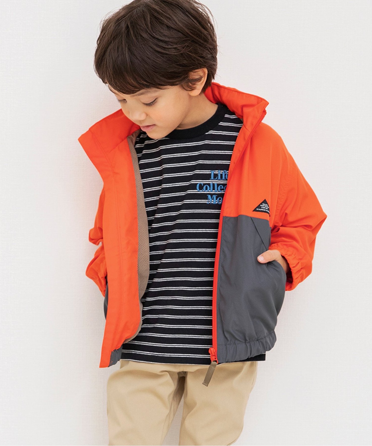 新品正規品【PG/size4】ジャガードボアブルゾン　フリース　アウター秋冬 ジャガードボアジャケット（J402045）|BREEZE（ブリーズ） ユニ