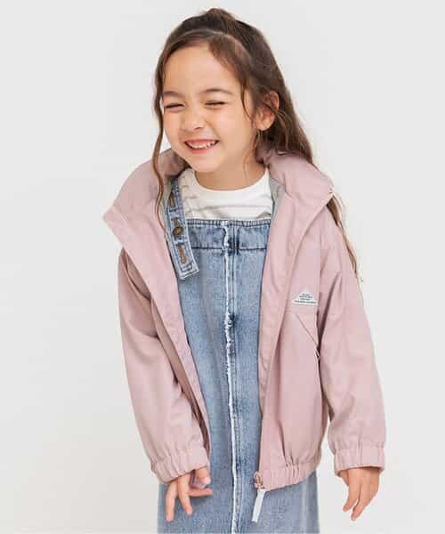 【フードがしまえる】カラバリウィンドブレーカー_撥水加工