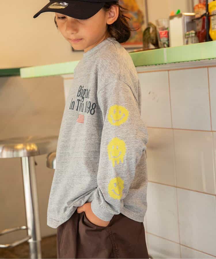 B NEWJACK スリーブグラフィックロンＴ