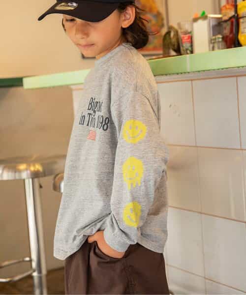 B NEWJACK スリーブグラフィックロンＴ