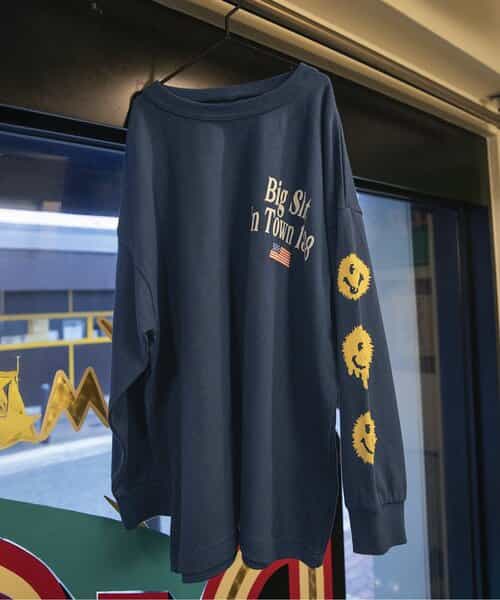 B NEWJACK スリーブグラフィックロンＴ