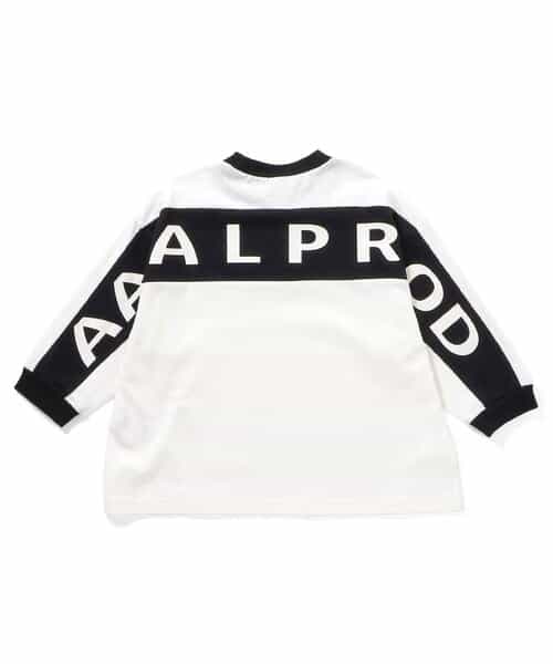 【AAAL PROD】切り替えプリント長袖Tシャツ