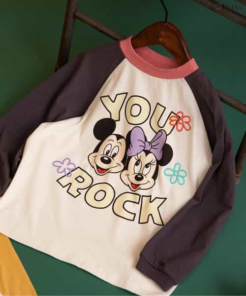 【リンク】ディズニーキャラクター/ラグランTシャツ