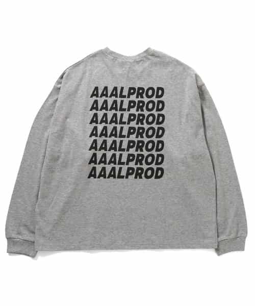 【AAAL PROD】アソートロゴ　長袖Tシャツ(大人サイズ)