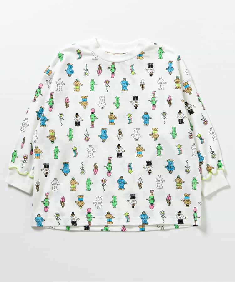 【リンク】BIT'Z ユニーク総柄長袖Tシャツ_954379