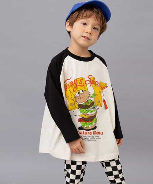 B NEWJACK ラグラングラフィックTシャツ