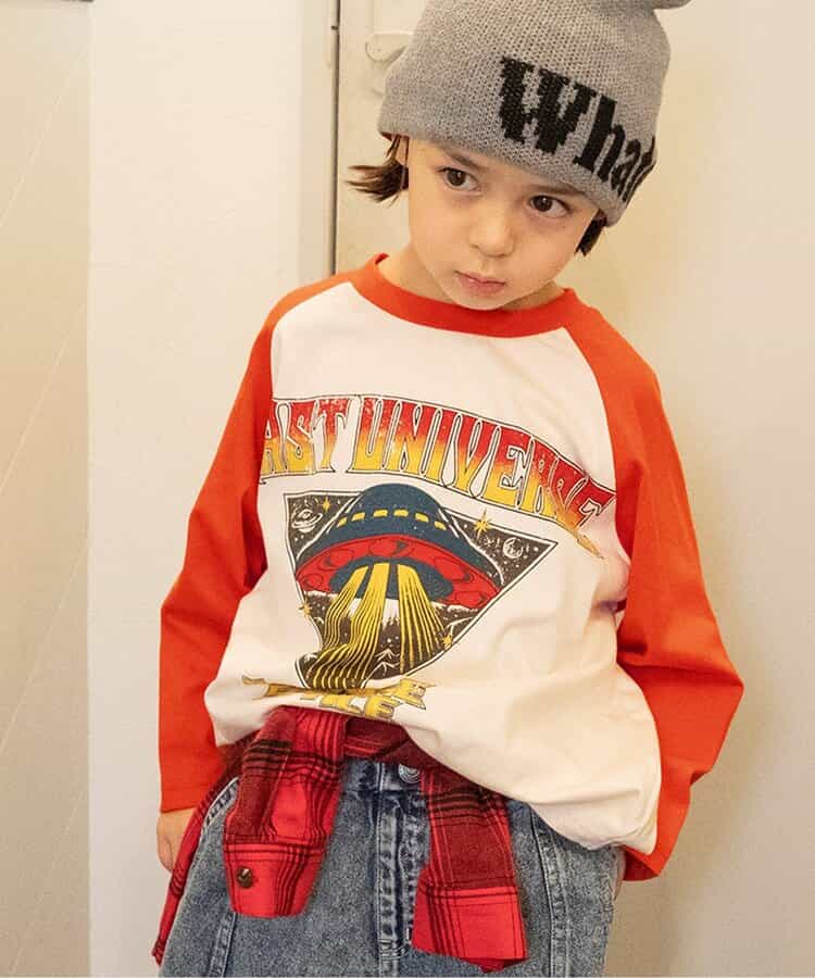 B NEWJACK ラグラングラフィックTシャツ