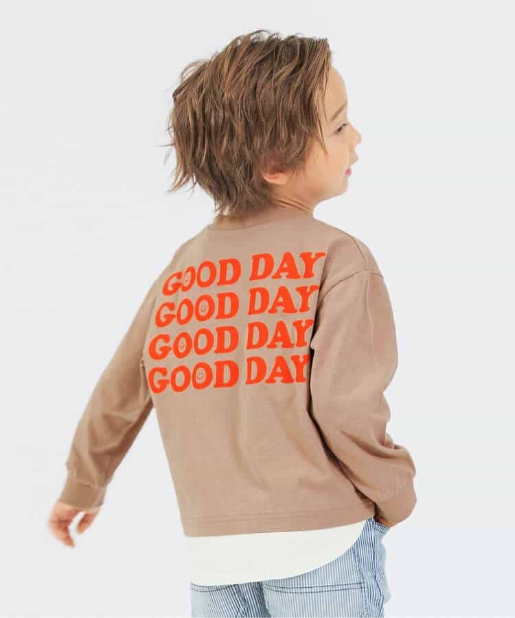 ゆったりバックプリントTシャツ_934285