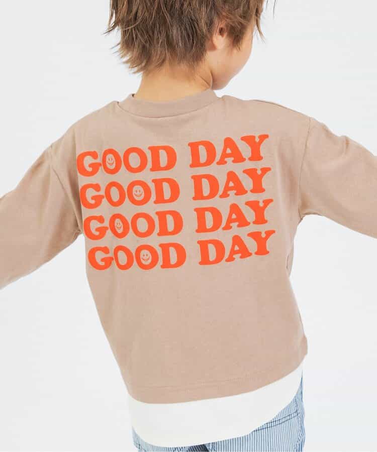 ゆったりバックプリントTシャツ_934291