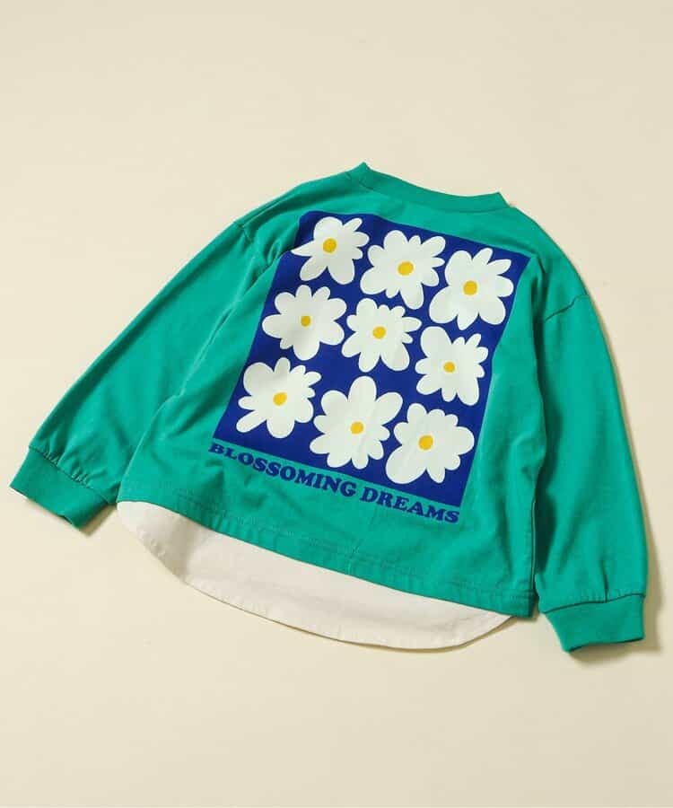 ゆったりバックプリントTシャツ