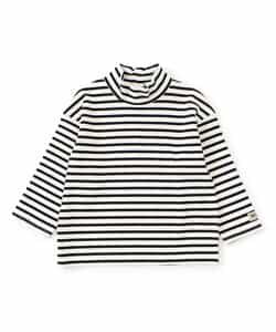 ハイネックリブボーダーTシャツ_948937