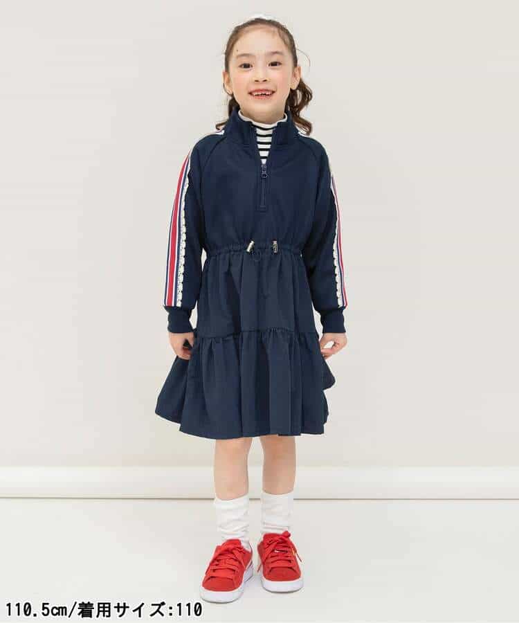 ★タイムセール★ハイネックリブボーダーTシャツ_973089