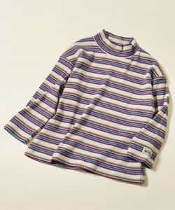 ハイネックリブボーダーTシャツ_948936