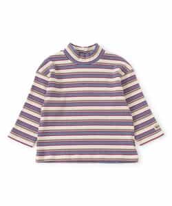 ハイネックリブボーダーTシャツ_948940
