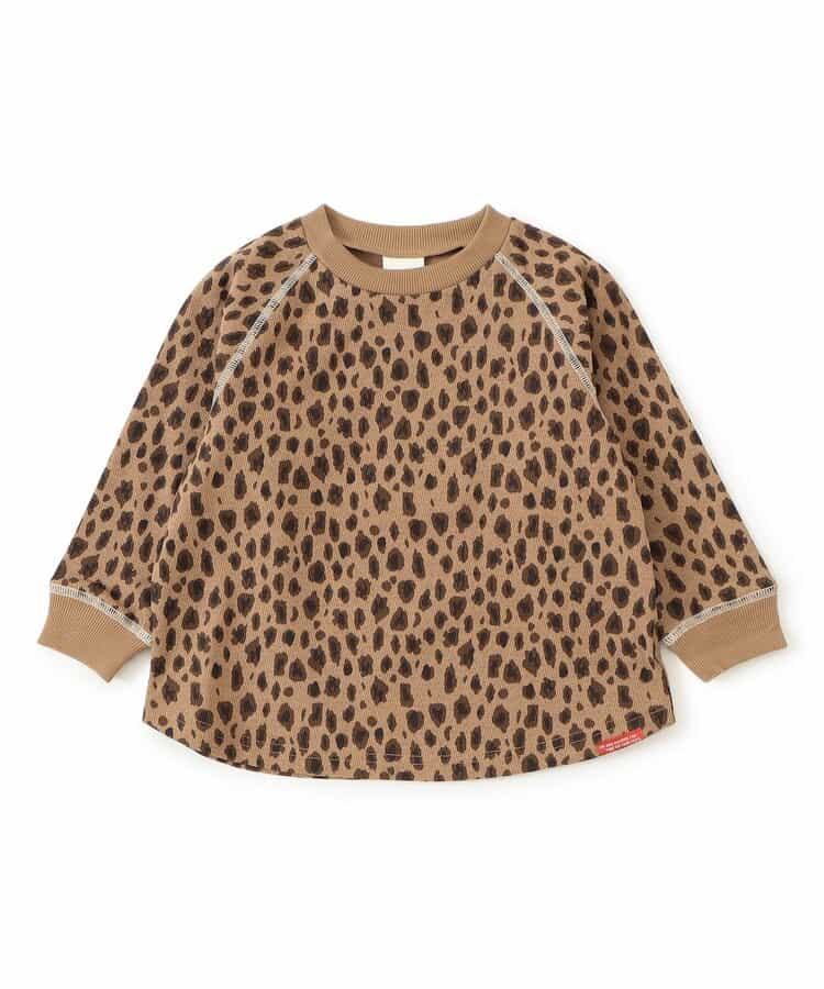 総柄ワッフルTシャツ