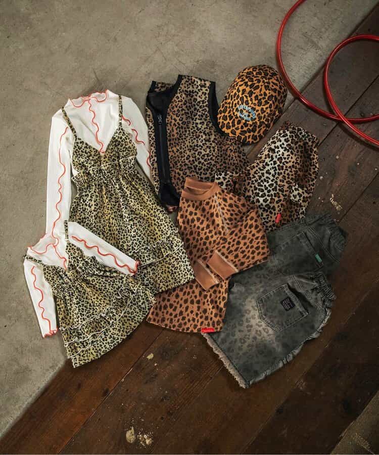 総柄ワッフルTシャツ_948956