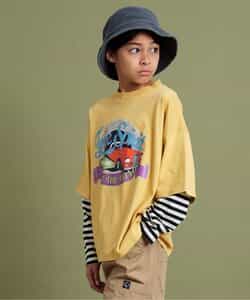 ☆SALE☆WEB限定 レイヤード長袖Tシャツ ジュニア（J406504