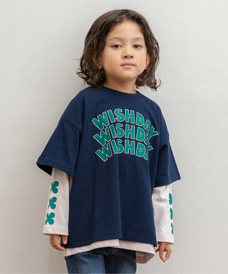 【2Pセット】3way袖プリントTシャツ