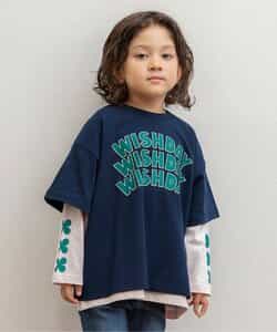 ★SALE★【2Pセット】3way袖プリントTシャツ