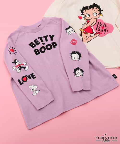BABYMONSTERアヒョン着用幻のロンＴ　サイズＳ ほぼ未使用品 ☆SALE☆【Betty Boop(TM)】 ロンT（J406655）|BREEZE（ブリーズ