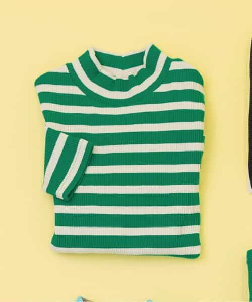 ★SALE★WEB限定  ボーダーリブロンT