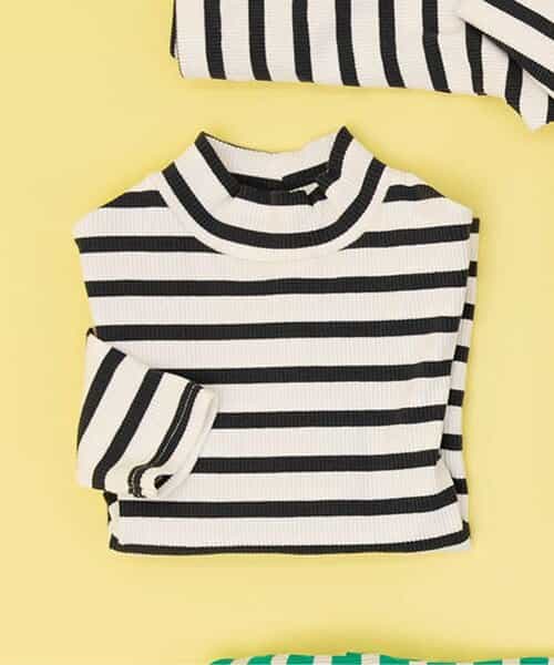 ★SALE★WEB限定  ボーダーリブロンT